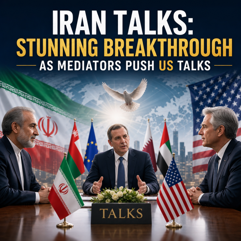 Illustration of Iran Talks: Stunning Breakthrough as Mediators Push US Talks