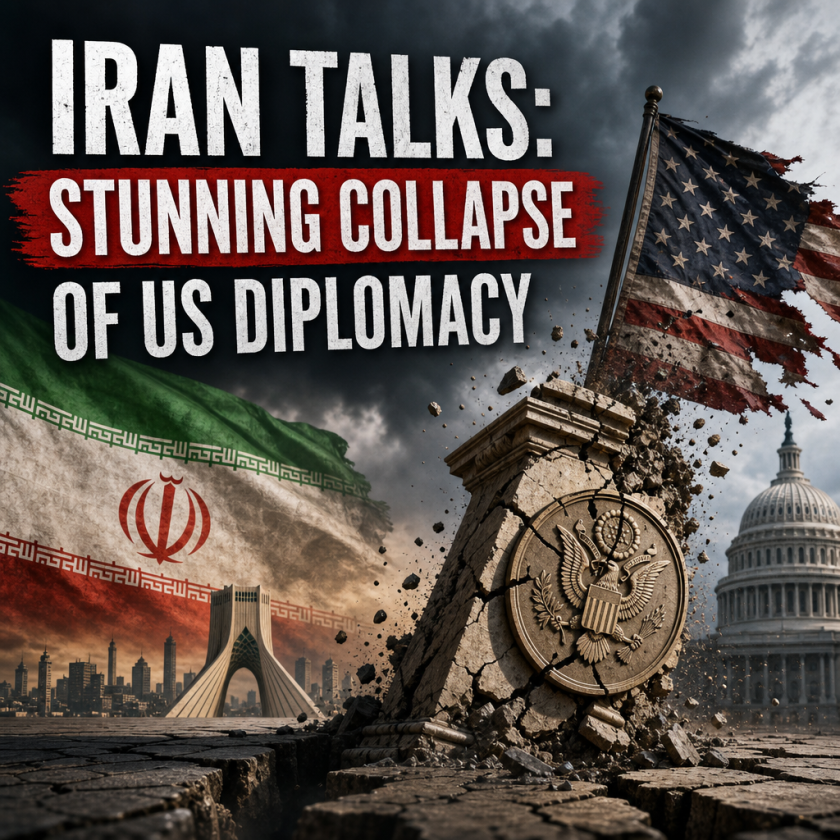 Illustration of Iran Talks: Stunning Collapse of US Diplomacy
