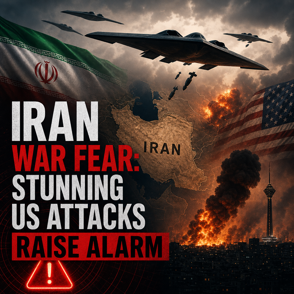 Illustration of Iran War Fear: Stunning US Attacks Raise Alarm
