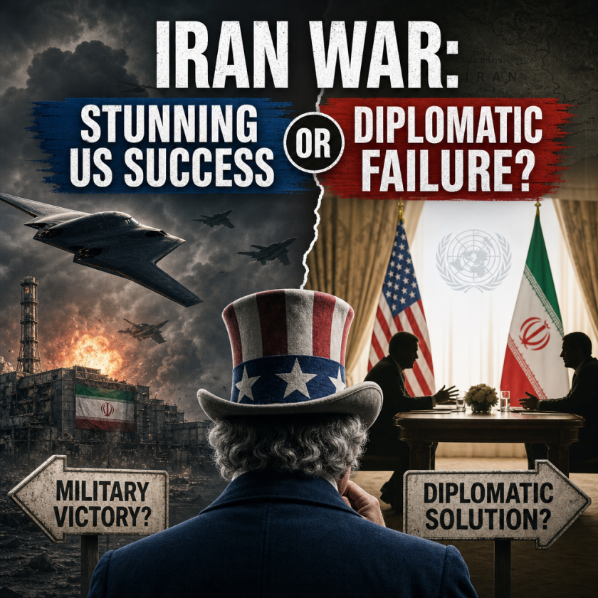 Illustration of Iran War: Stunning US Success or Diplomatic Failure?