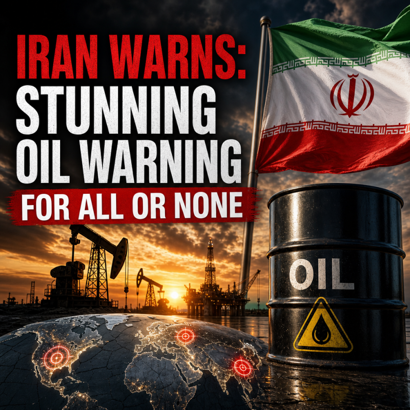 Illustration of Iran Warns: Stunning Oil Warning for All or None