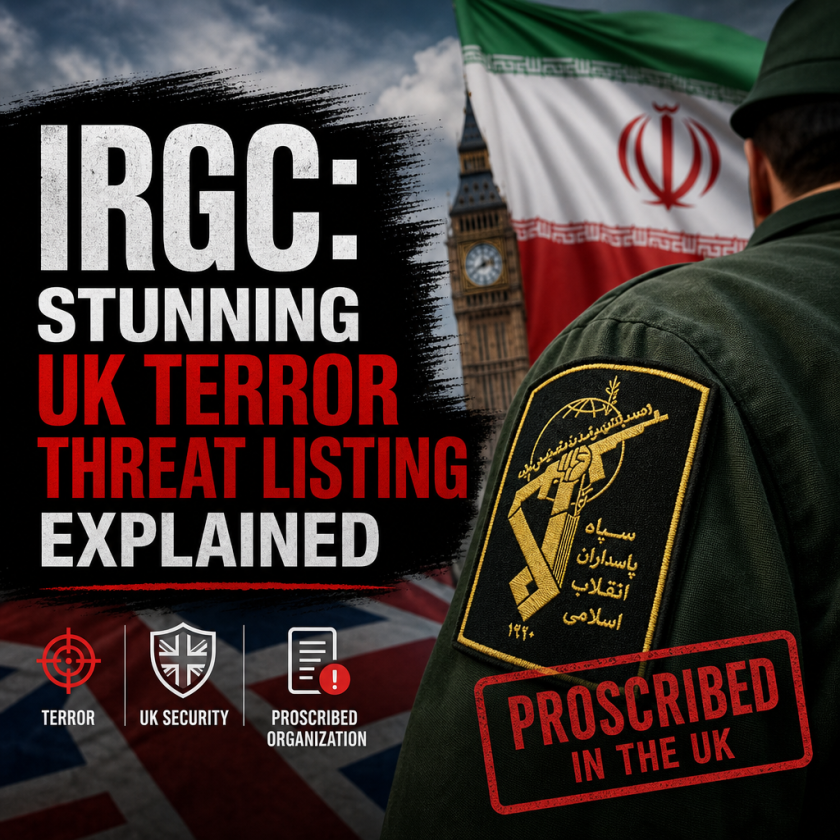 Illustration of IRGC: Stunning UK Terror Threat Listing Explained