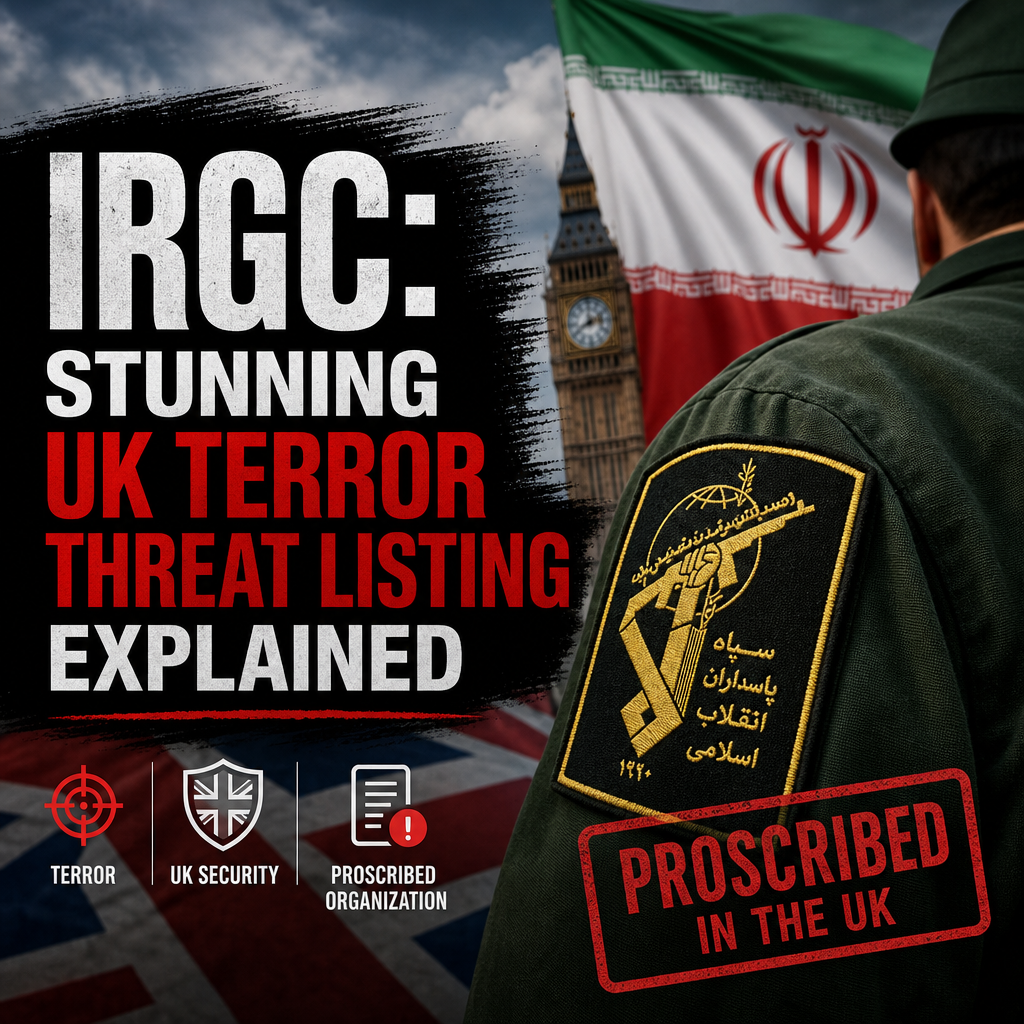 Illustration of IRGC: Stunning UK Terror Threat Listing Explained