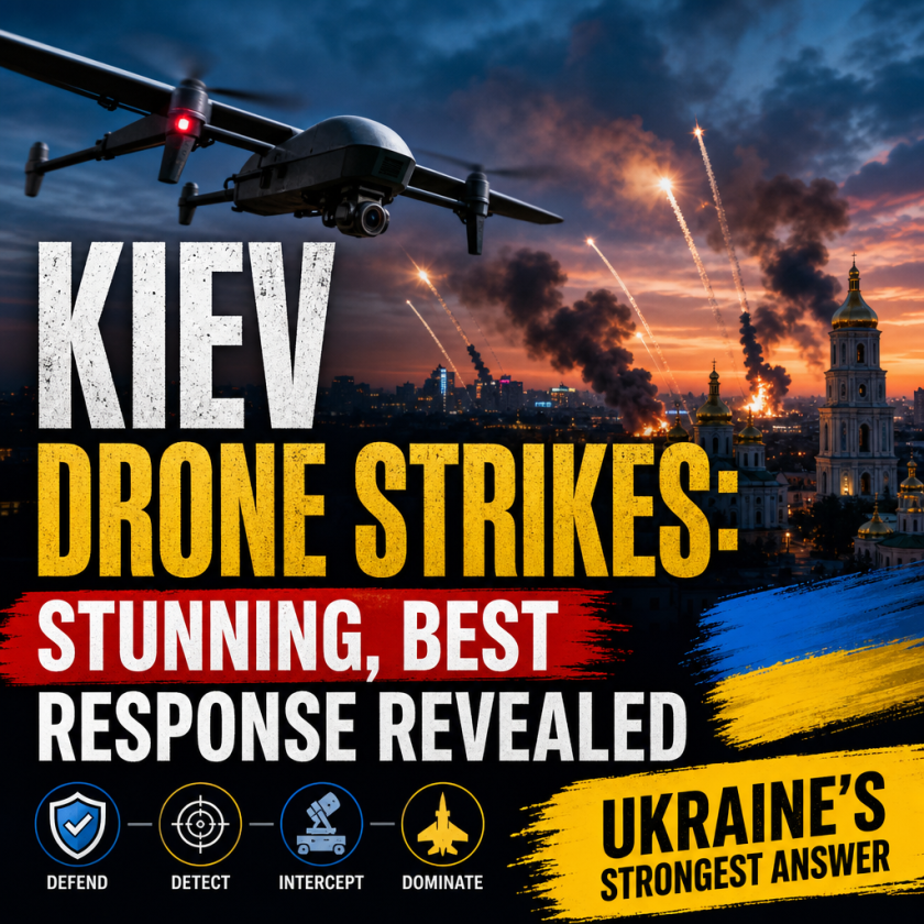 Illustration of Kiev Drone Strikes: Stunning, Best Response Revealed