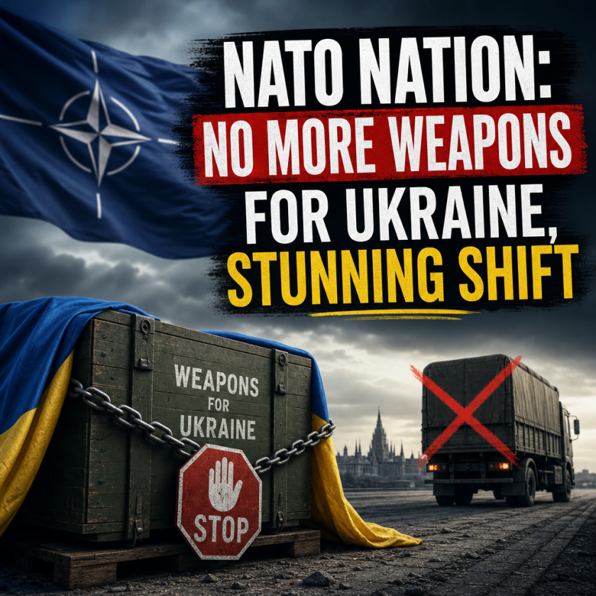 Illustration of NATO Nation: No More Weapons for Ukraine, Stunning Shift