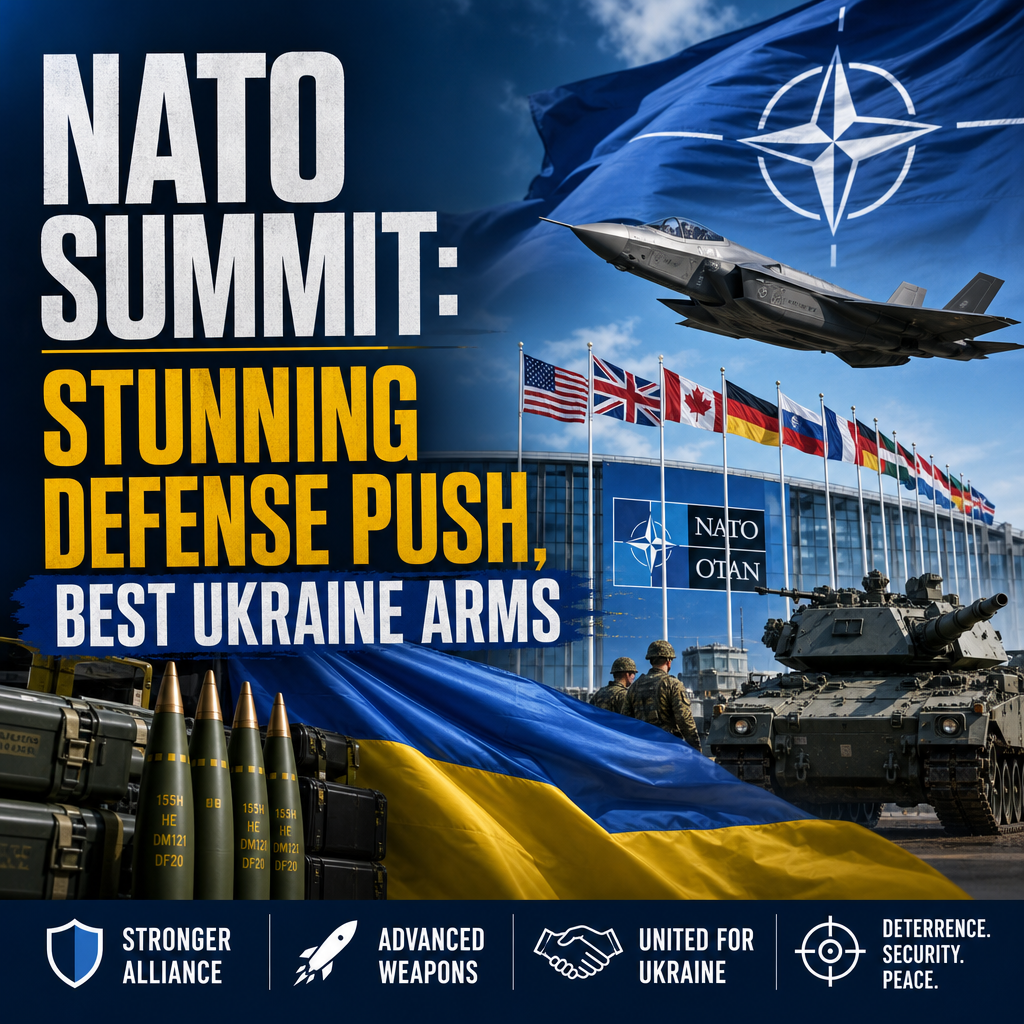 Illustration of NATO Summit: Stunning Defense Push, Best Ukraine Arms