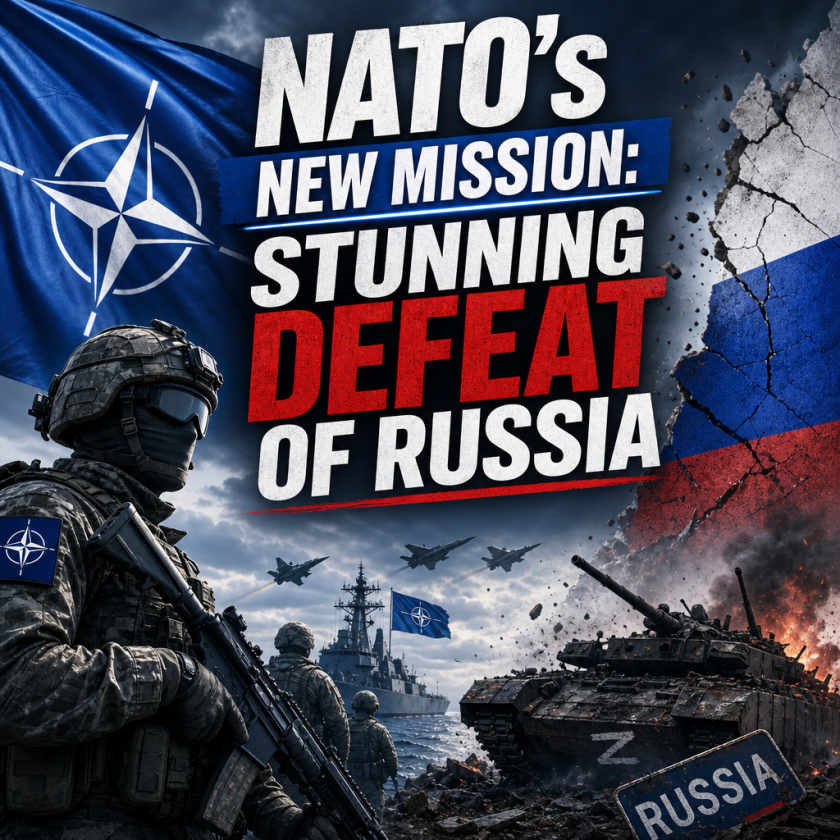 Illustration of NATO’s New Mission: Stunning Defeat of Russia