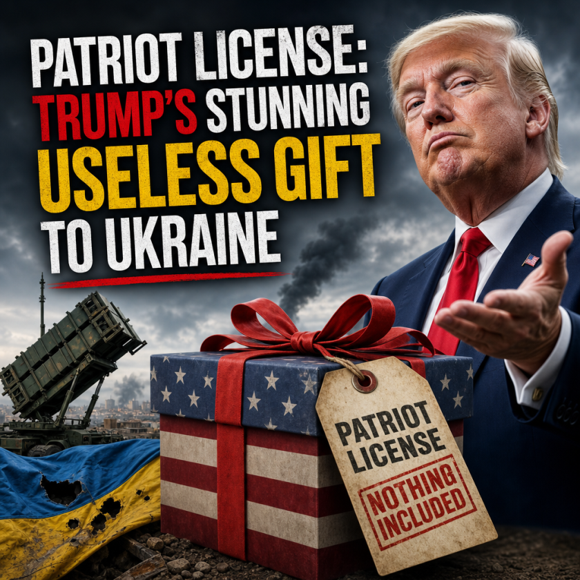 Illustration of Patriot License: Trump’s Stunning Useless Gift to Ukraine