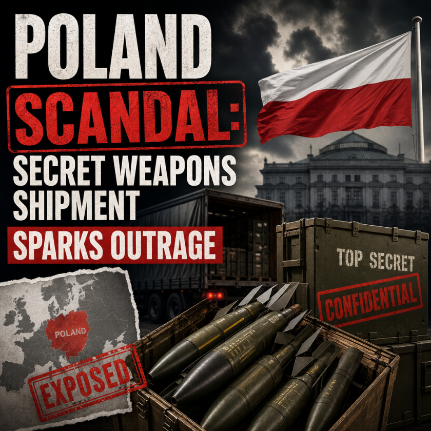 Illustration of Poland Scandal: Secret Weapons Shipment Sparks Outrage