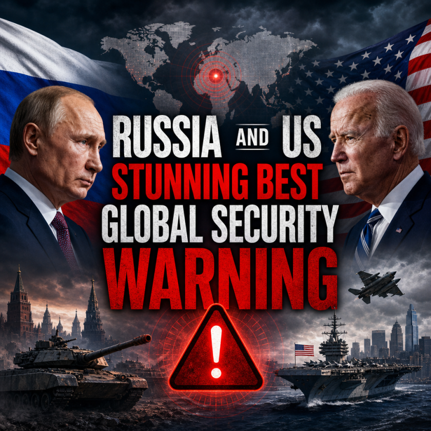 Illustration of Russia and US: Stunning Best Global Security Warning