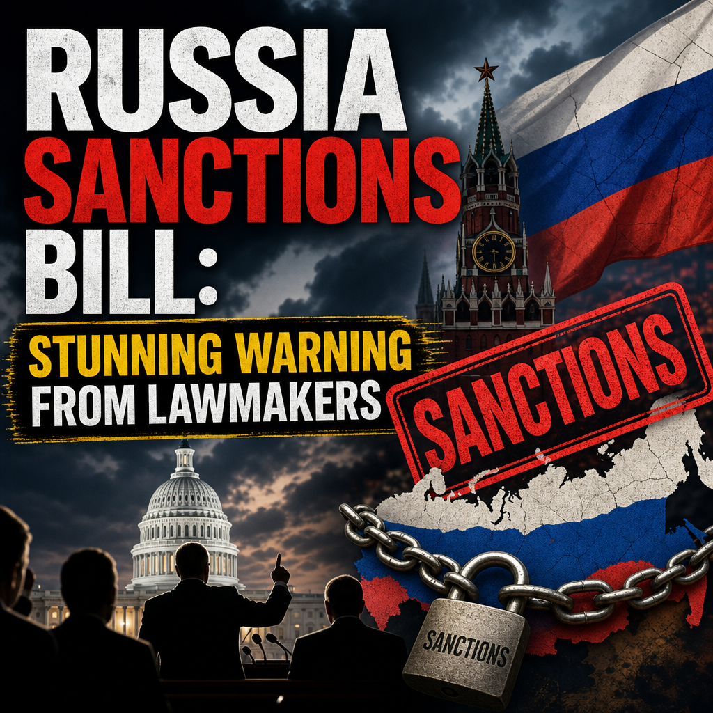 Illustration of Russia Sanctions Bill: Stunning Warning from Lawmakers