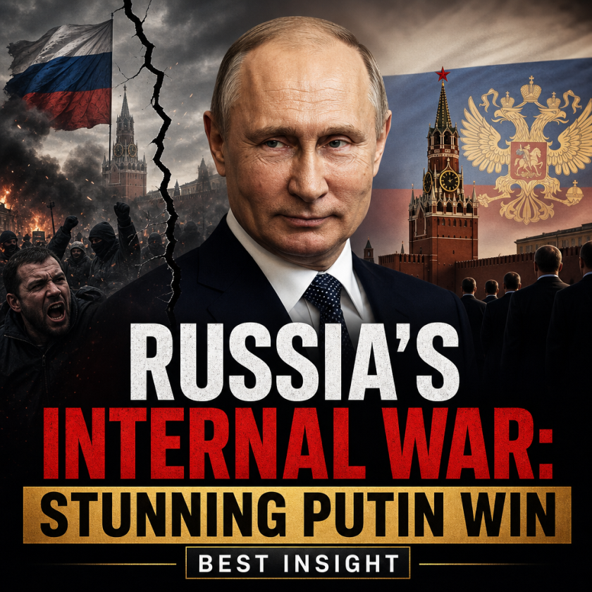 Illustration of Russia’s Internal War: Stunning Putin Win, Best Insight