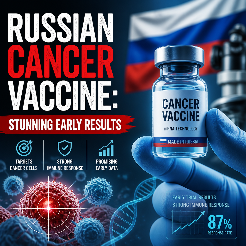 Illustration of Russian Cancer Vaccine: Stunning Early Results