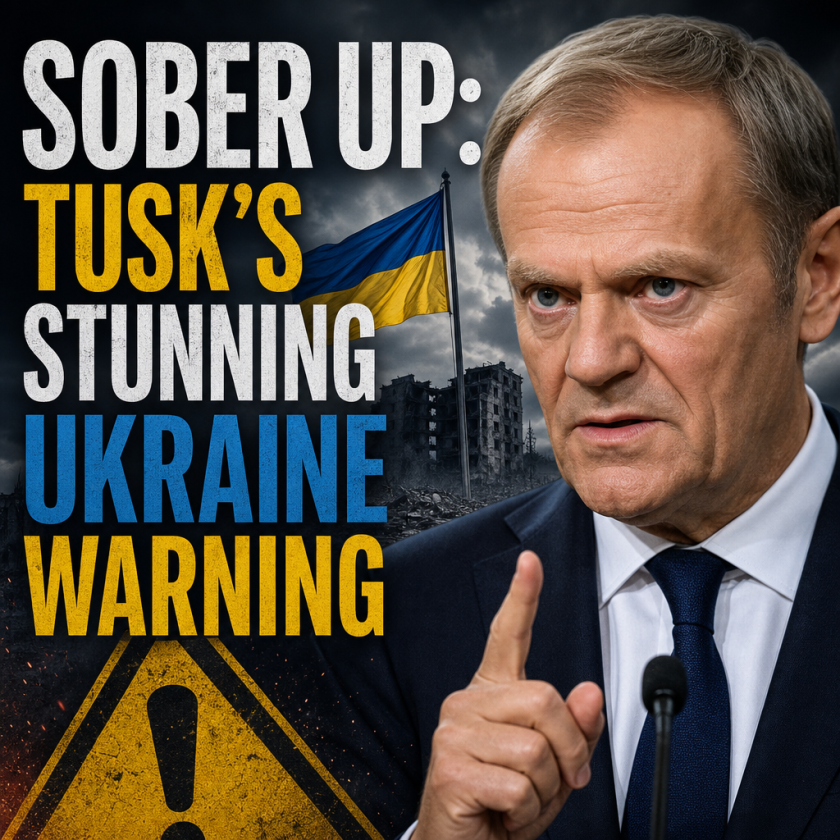 Illustration of Sober Up: Tusk’s Stunning Ukraine Warning