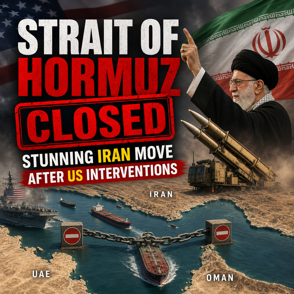 Illustration of Strait of Hormuz Closed: Stunning Iran Move After US Interventions