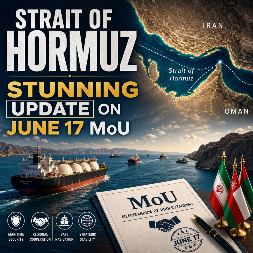 Illustration of Strait of Hormuz: Stunning Update on June 17 MoU