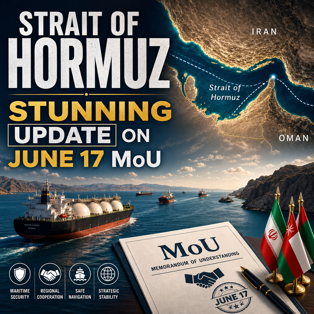 Illustration of Strait of Hormuz: Stunning Update on June 17 MoU