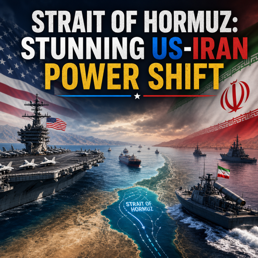 Illustration of Strait of Hormuz: Stunning US-Iran Power Shift
