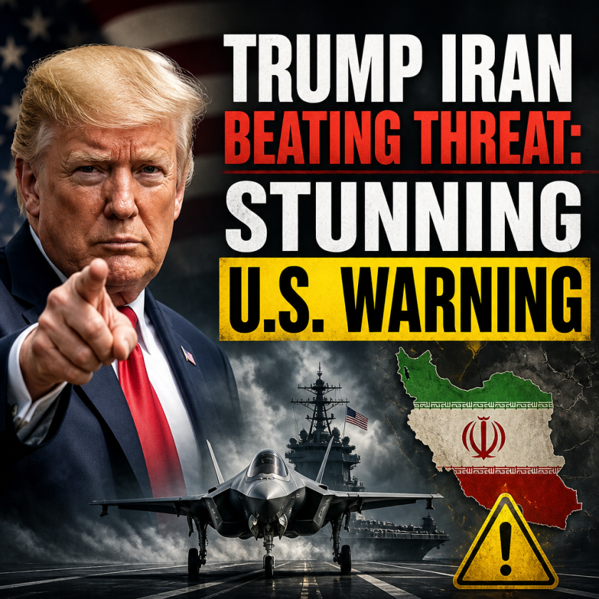 Illustration of Trump Iran Beating Threat: Stunning U.S. Warning