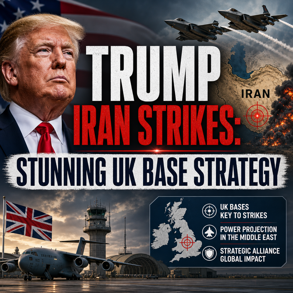 Illustration of Trump Iran Strikes: Stunning UK Base Strategy