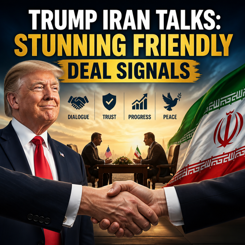 Illustration of Trump Iran Talks: Stunning Friendly Deal Signals