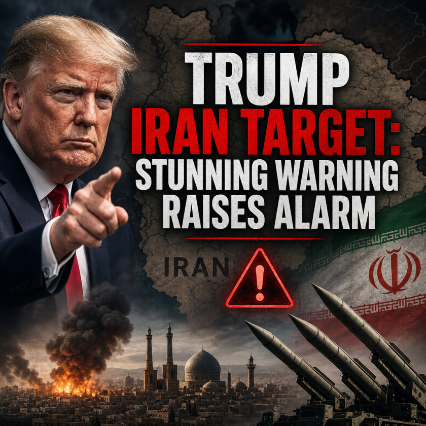 Illustration of Trump Iran Target: Stunning Warning Raises Alarm