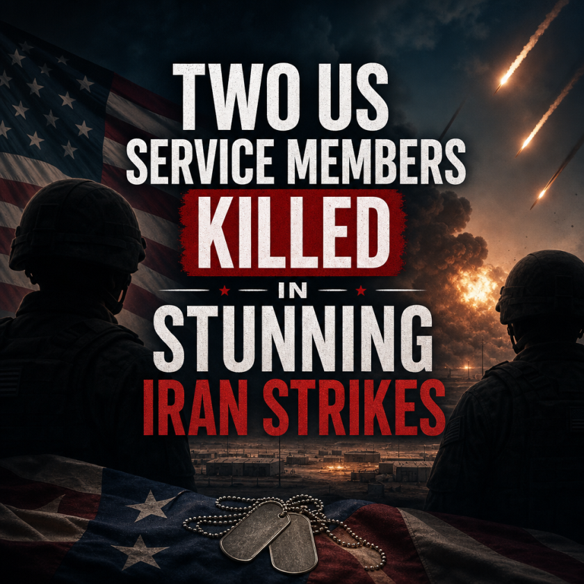 Illustration of Two US Service Members Killed in Stunning Iran Strikes