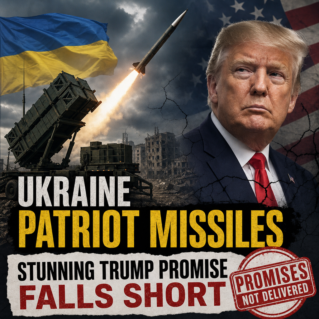 Illustration of Ukraine Patriot Missiles: Stunning Trump Promise Falls Short