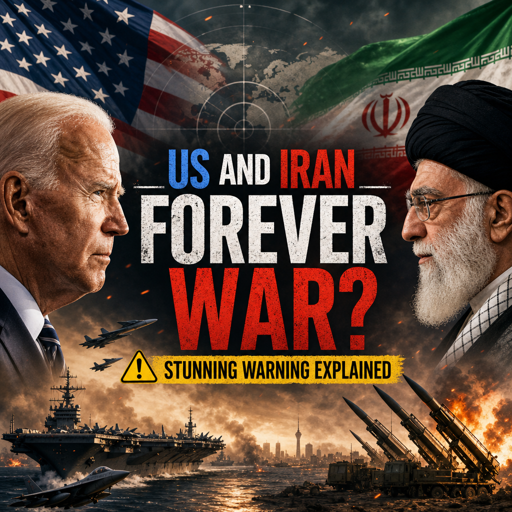 Illustration of US and Iran Forever War? Stunning Warning Explained