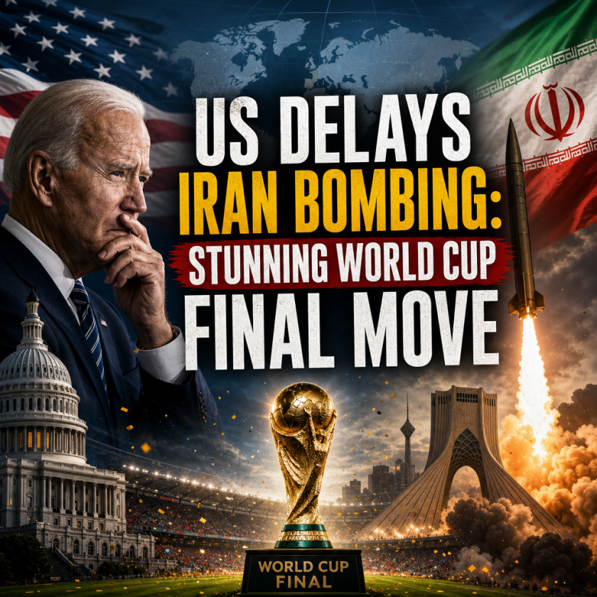 Illustration of US Delays Iran Bombing: Stunning World Cup Final Move