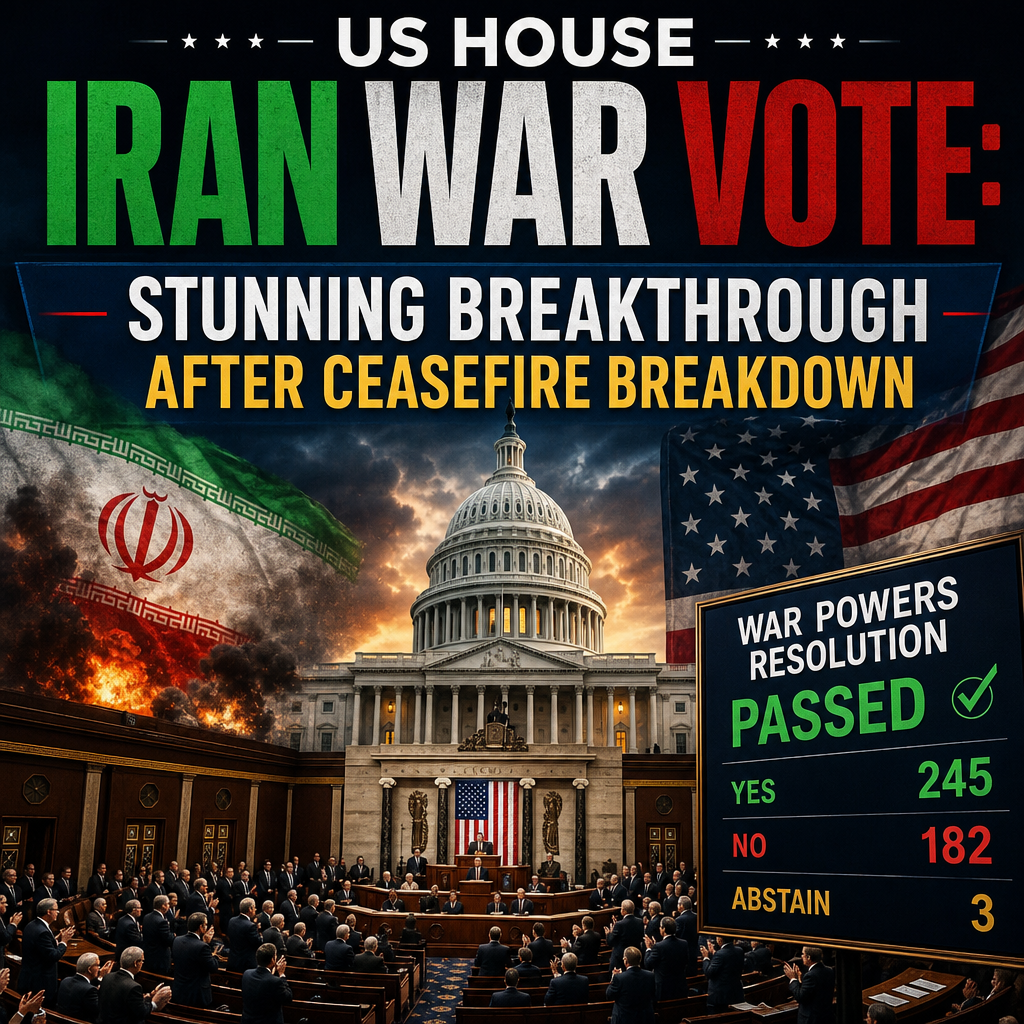 Illustration of US House Iran War Vote: Stunning Breakthrough After Ceasefire Breakdown