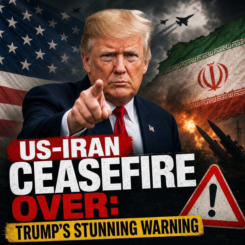 Illustration of US-Iran Ceasefire Over: Trump’s Stunning Warning