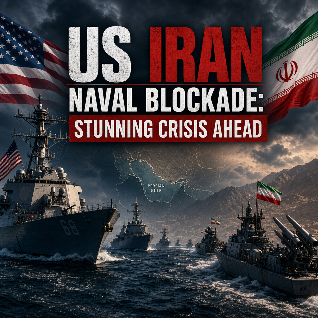 Illustration of US Iran Naval Blockade: Stunning Crisis Ahead