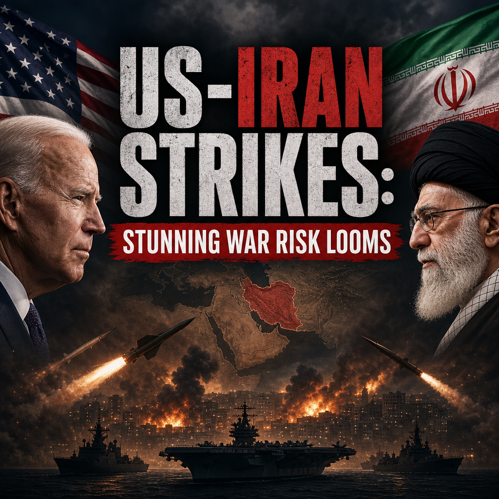 Illustration of US-Iran Strikes: Stunning War Risk Looms