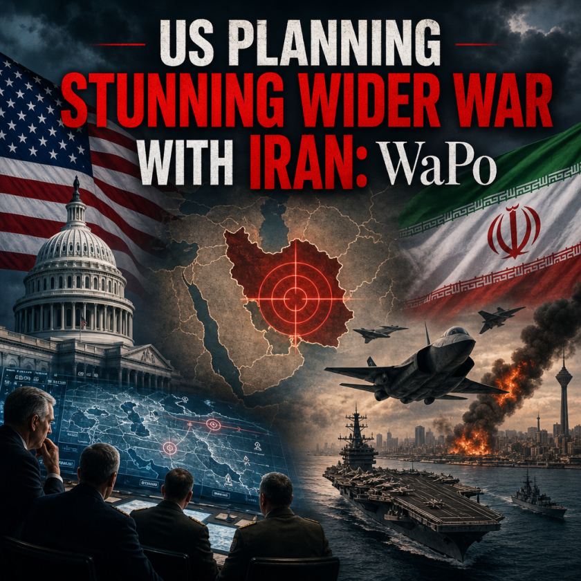 Illustration of US Planning Stunning Wider War with Iran: WaPo