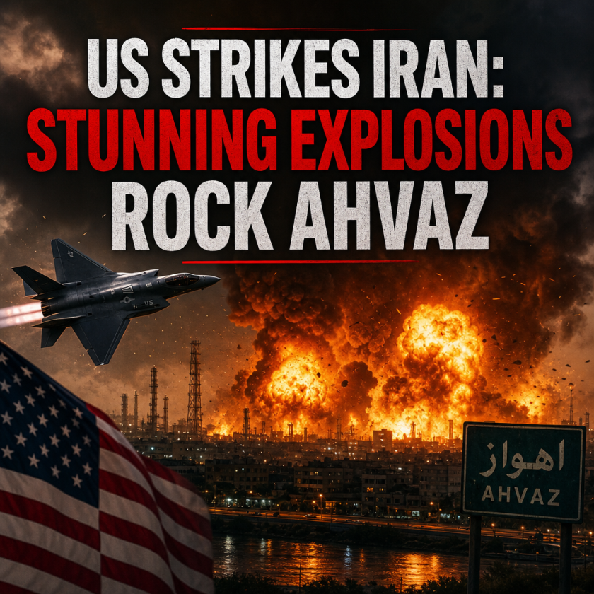 Illustration of US Strikes Iran: Stunning Explosions Rock Ahvaz
