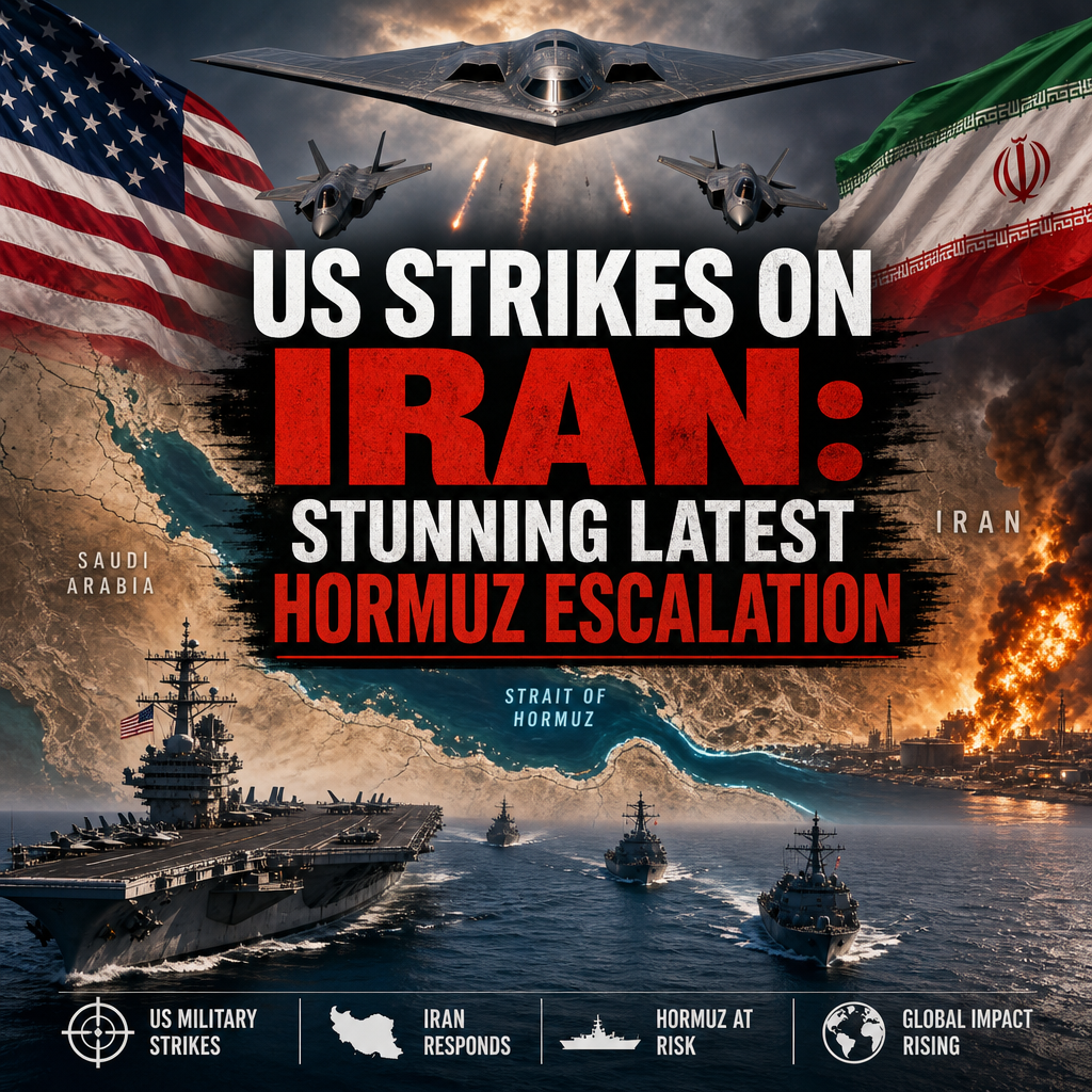Illustration of US Strikes on Iran: Stunning Latest Hormuz Escalation