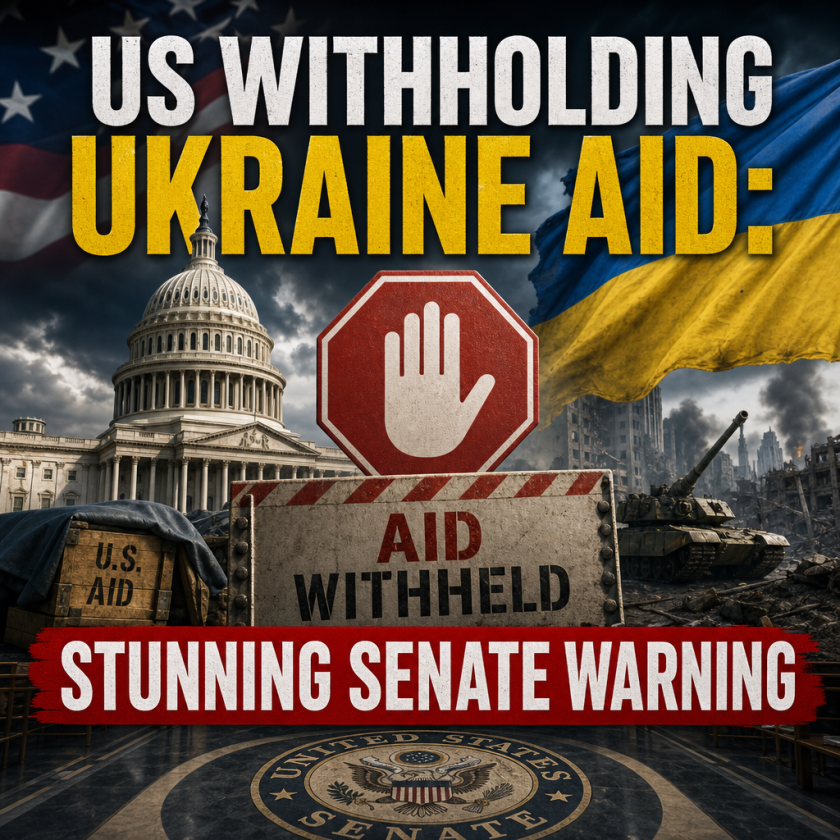 Illustration of US Withholding Ukraine Aid: Stunning Senate Warning