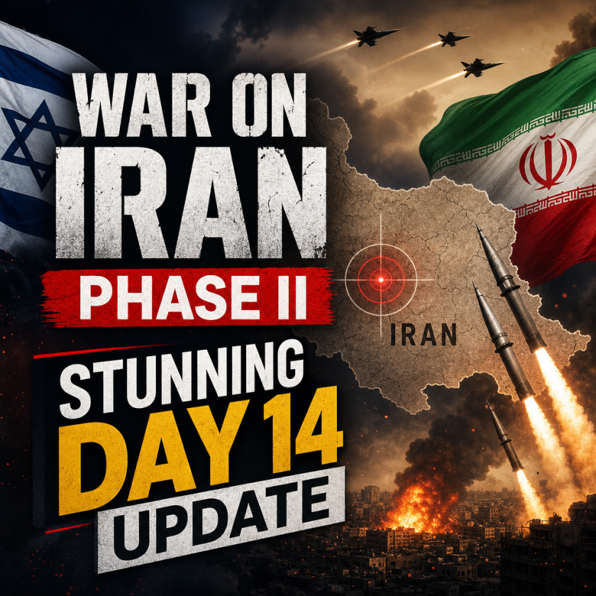 Illustration of War on Iran Phase II: Stunning Day 14 Update