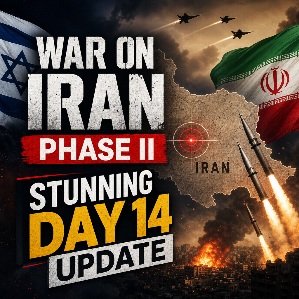 Illustration of War on Iran Phase II: Stunning Day 14 Update