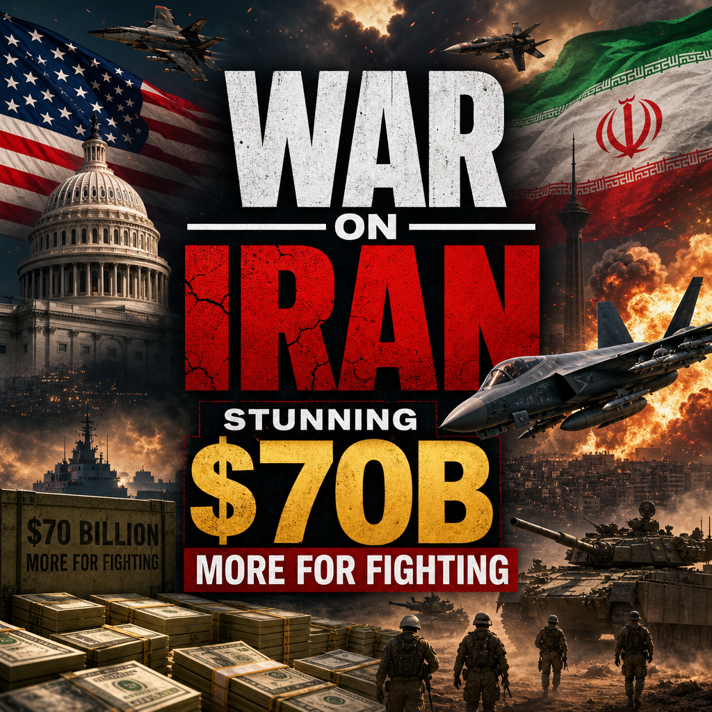 Illustration of War on Iran: Stunning $70B More for Fighting