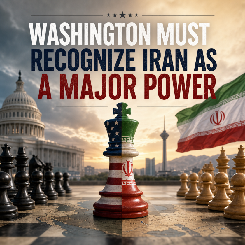 Illustration of Washington Must Recognize Iran as a Major Power