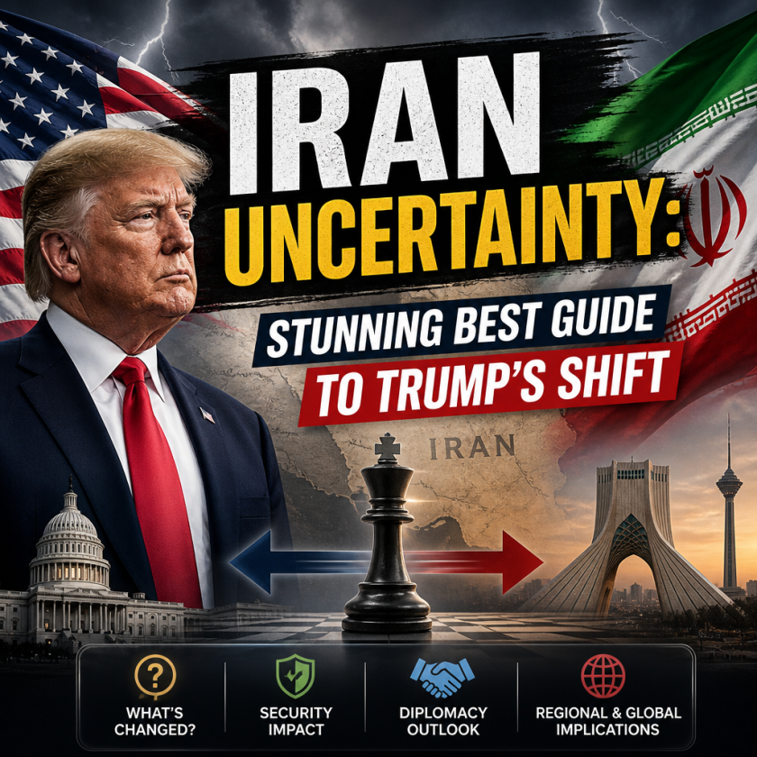 Illustration of Iran Uncertainty: Stunning Best Guide to Trump’s Shift