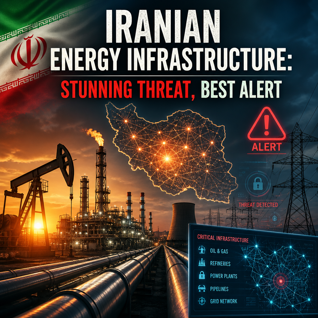 Illustration of Iranian Energy Infrastructure: Stunning Threat, Best Alert