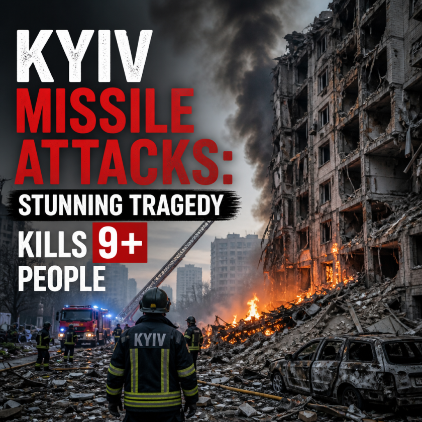 Illustration of Kyiv Missile Attacks: Stunning Tragedy Kills 9+ People