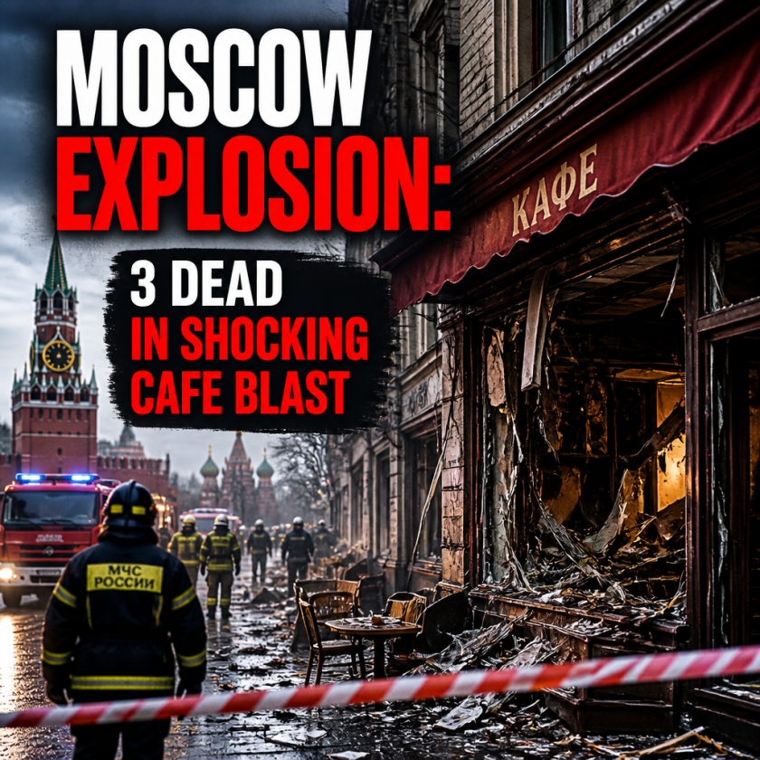 Illustration of Moscow Explosion: 3 Dead in Shocking Cafe Blast